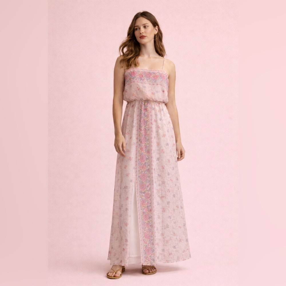 Neiman marcus ‘70s Floral Gown